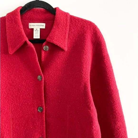 Red Wool Jacket - Picture 4 of 10